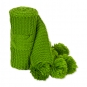 Deko-Strickband mit Zopfmuster, Farbe: grn