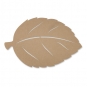 Filz-Deko "Herbstblatt", Farbe: Beige