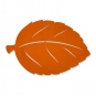 Filz-Deko "Herbstblatt", Farbe: Sienna