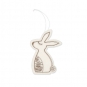 Filz-Hnger "Hase", Farbe: Creme/Braun