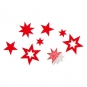 Sticker Filz-Sterne, Farbe: Rot