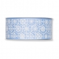 Druckband "Schnee", Farbe: Hellblau/Wei