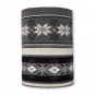 Strickschlauch "Norweger Muster", Farbe: Schwarz/Grau/Creme