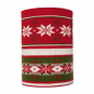 Strickschlauch "Norweger Muster", Farbe: Rot/Grn/Creme