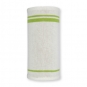 Deko-Strickschlauch "Streifen", Farbe: creme/grn