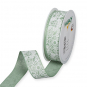 Druckband "Blten" 18 Meter, Farbe: Mint/Wei