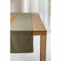 Baumwoll-Tischlufer uni, Farbe: Olivgrn