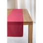 Baumwoll-Tischlufer uni, Farbe: Weinrot
