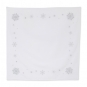 Tischdecke "Eiskristalle", Farbe: wei/silber
