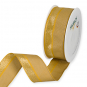 Dekoband mit Lurexstreifen, Farbe: Honiggelb/Gold