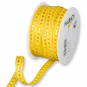 Dekorationsband mit Steppstreifen, Farbe: Gelb