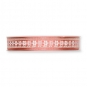 Druckband "Blten" 15 mm und 25 mm, Farbe: flamingo/wei