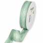 Jacquardband "Bltter", Farbe: Mint