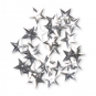 Streu-Sterne ca. 12 Gramm, Farbe: silber