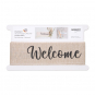 Druckband "Welcome", Farbe: Natur/Schwarz