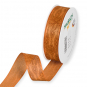 Druckband "Blumen-Muster", Farbe: Cognac/Braun