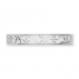Satin-Druckband "Schneesterne", Farbe: grau/wei