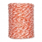 Papierkordel, 2-farbig, Farbe: orange/wei