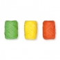 Papier-Raffia-Set 3 x 10 m, Farbe: orange/gelb/grn