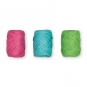 Papier-Raffia-Set 3 x 10 m, Farbe: pink/trkis/grn