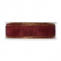Taftband mit Lurexkanten, Farbe: Dunkelrot/Gold
