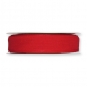 Dekorationsband "Leinenoptik", Farbe: rot