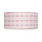 Druckband "Blmchen-Ornament", Farbe: Pastellrosa/Wei