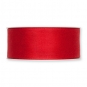 mattes Taftband Baumwolloptik, Farbe: Rot (77)